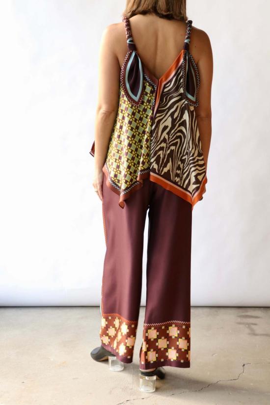  알레메 팔라초 팬츠 스 윌슨 실크  멀티 - ALEMAIS