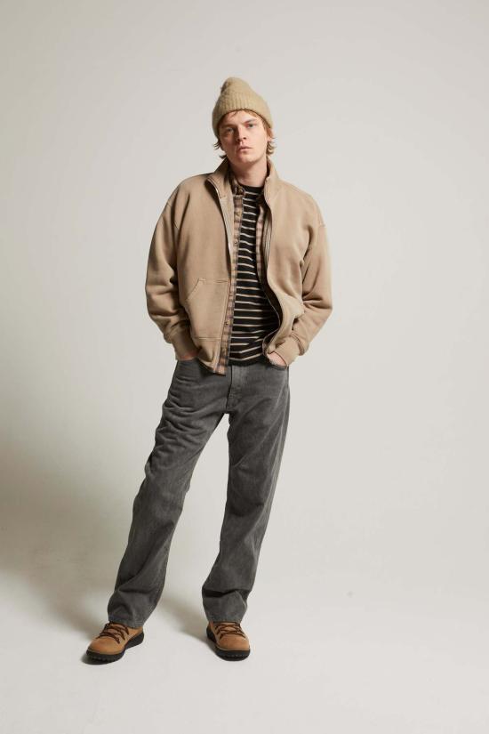  아셀 자켓 애셔 진 칼라 재킷 스웨트셔츠 - ASHER