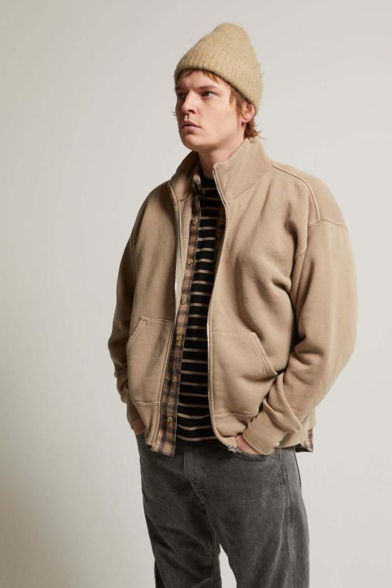  아셀 자켓 애셔 진 칼라 재킷 스웨트셔츠 - ASHER