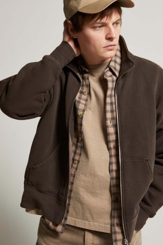  아셀 자켓 애셔 진 칼라 재킷 스웨트셔츠 - ASHER