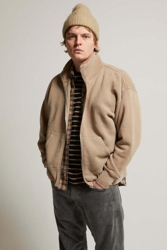  아셀 자켓 애셔 진 칼라 재킷 스웨트셔츠 - ASHER