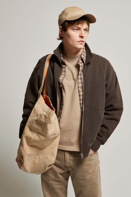  아셀 자켓 애셔 진 칼라 재킷 스웨트셔츠