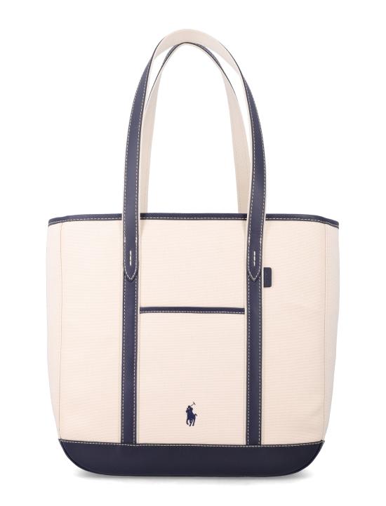 26SS 폴로 랄프로렌 토트백 428968158 002 ECRU BLUE