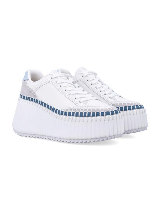 26SS 끌로에 스니커즈 CHC24U02IBD 49X DENIM WHITE - CHLOE