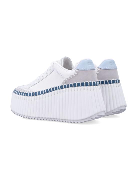 26SS 끌로에 스니커즈 CHC24U02IBD 49X DENIM WHITE - CHLOE