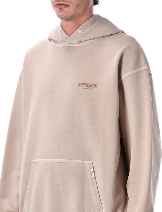 26SS 리프레젠트 후드 티셔츠 OCM41113 322 DUSTY MAUVE - REPRESENT