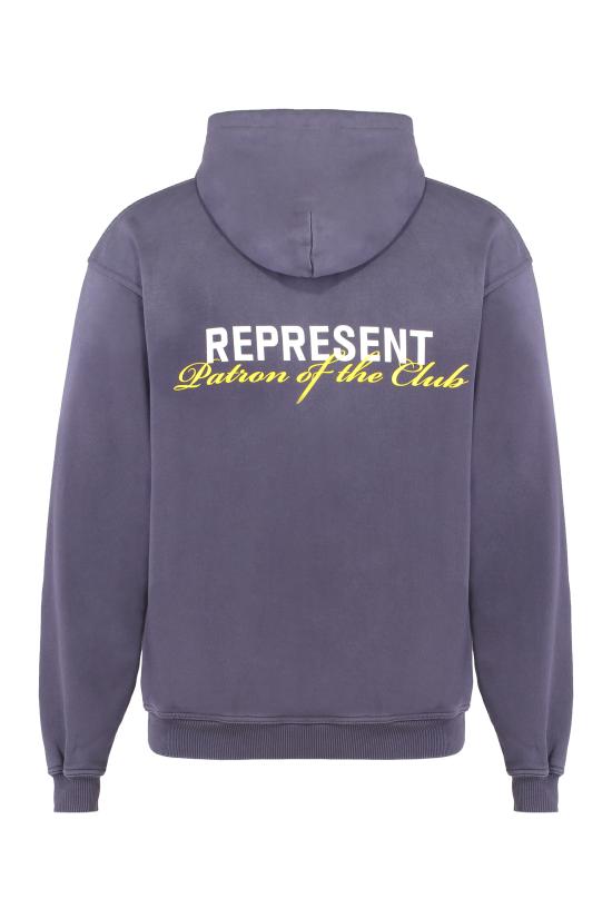 26SS 리프레젠트 후드 티셔츠 MLM4270 43 PLUM - REPRESENT