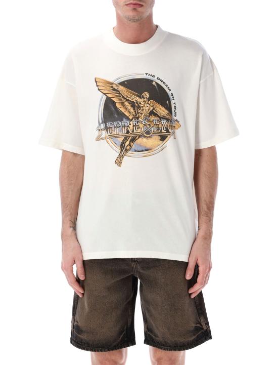 26SS 리프레젠트 반팔 티셔츠 MLM100823 72 FLAT WHITE