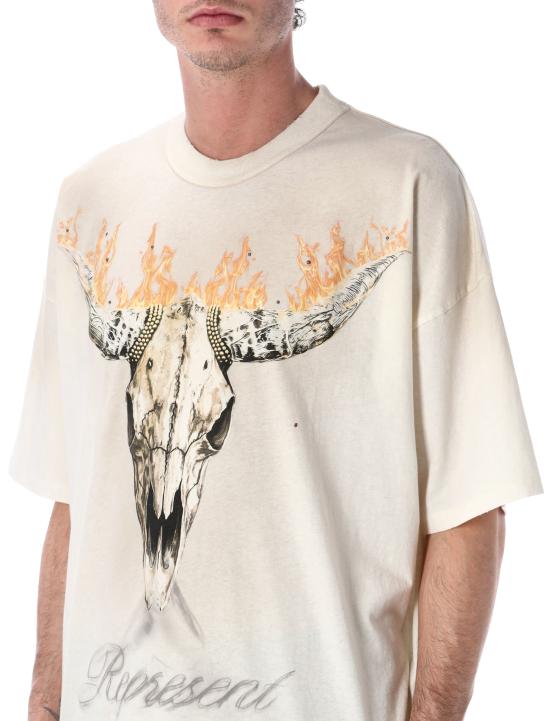 26SS 리프레젠트 반팔 티셔츠 MLM100592 30 WASHED ECRU - REPRESENT