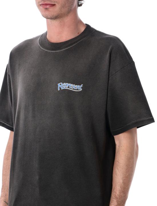 26SS 리프레젠트 반팔 티셔츠 MLM100175 04 STAINED BLACK - REPRESENT