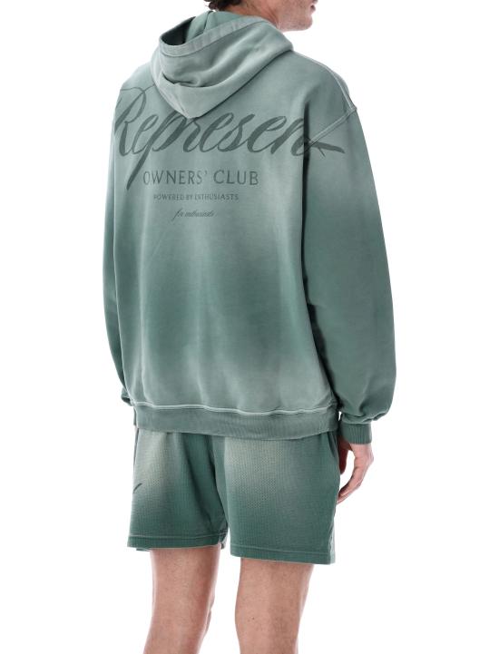 26SS 리프레젠트 후드 티셔츠 OCM41200 39 VINTAGE GREEN - REPRESENT