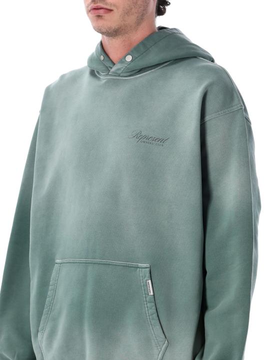26SS 리프레젠트 후드 티셔츠 OCM41200 39 VINTAGE GREEN - REPRESENT