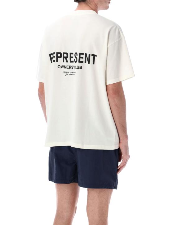 26SS 리프레젠트 반팔 티셔츠 OCM41114 72 FLAT WHITE - REPRESENT