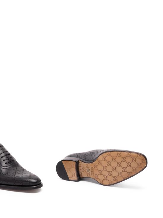 26SS 구찌 레이저 GG 레이스업 슈즈 863019AAGBV1000 BLACK - GUCCI