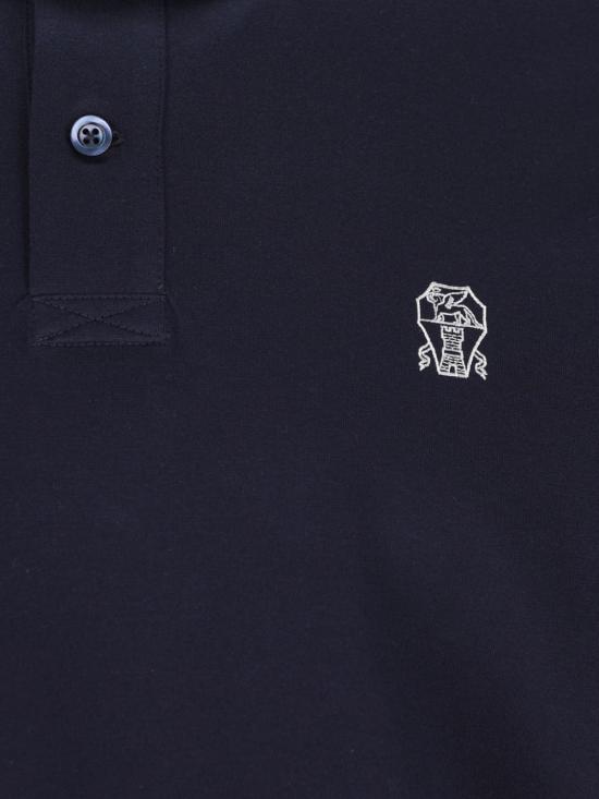 26SS 브루넬로 쿠치넬리 반팔 티셔츠 M0B139779GCK781 BLUE - BRUNELLO CUCINELLI