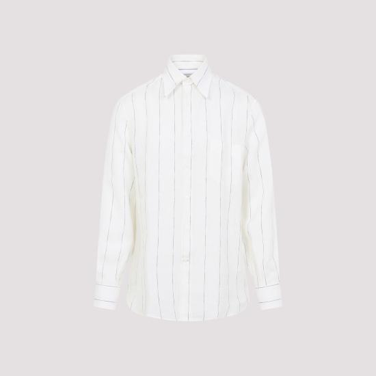 26SS 브루넬로 쿠치넬리 긴팔 셔츠 MA6900621C001 WHITE - BRUNELLO CUCINELLI