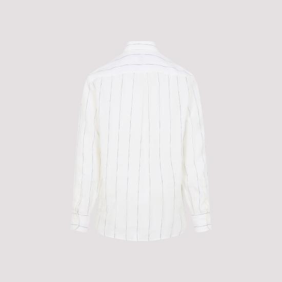 26SS 브루넬로 쿠치넬리 긴팔 셔츠 MA6900621C001 WHITE - BRUNELLO CUCINELLI