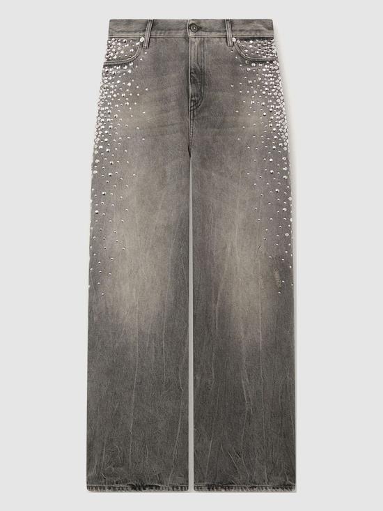 26SS 골든구스 스트레이트 팬츠 GWP02079P00234860100 GREY - GOLDEN GOOSE