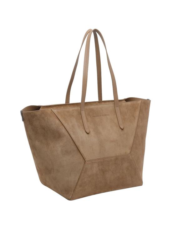 26SS 브루넬로 쿠치넬리 토트백 MBDLB2571C7495 BROWN - BRUNELLO CUCINELLI