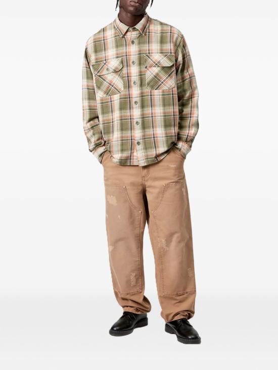 26SS 칼하트 WIP 더블 니 팬츠 I036274HZB7 BROWN - CARHARTT WIP