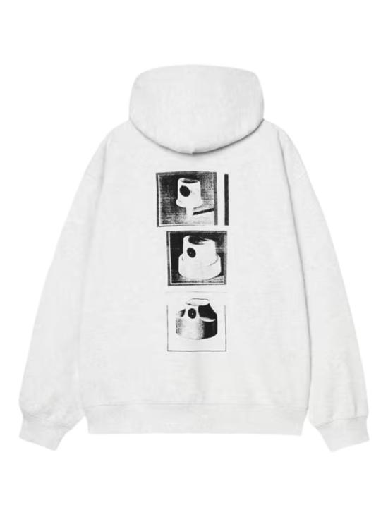 26SS 칼하트 WIP 후드 캡스 스웨트셔츠 I036066482XX LIGHT GREY - CARHARTT WIP