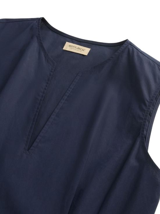 26SS 울리치 미디 원피스 CFWWDR0184FRUT39443989 BLUE - WOOLRICH