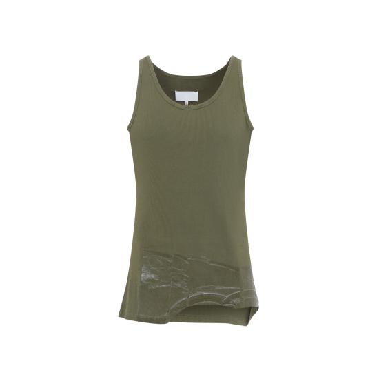 26SS 마르지엘라 반팔 티셔츠 S67NL0031M20202 693 GREEN