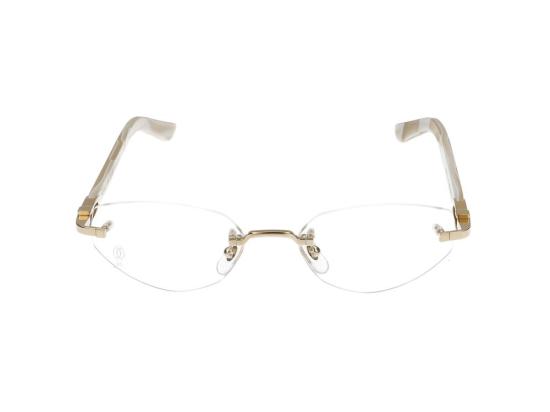  까르띠에 림리스 무테 안경 CT0609O003 GOLD