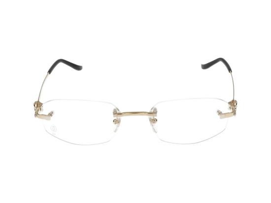  까르띠에 림리스 무테 안경 CT0601O001 GOLD