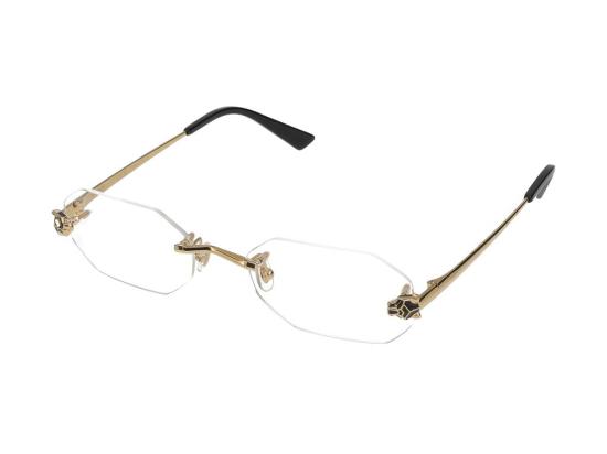  까르띠에 림리스 무테 안경 CT0599O001 GOLD - CARTIER