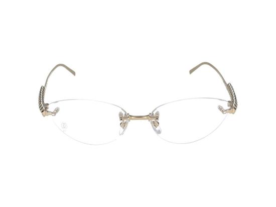  까르띠에 림리스 무테 안경 CT0565O001 GOLD