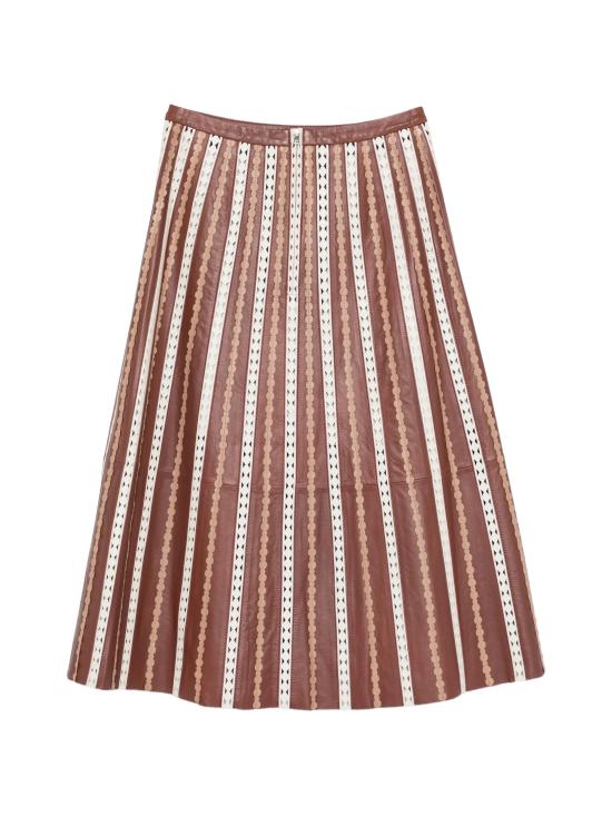 26SS 이브살로몬 미디 스커트 26EYJ22576APER B3301 RED - YVES SALOMON