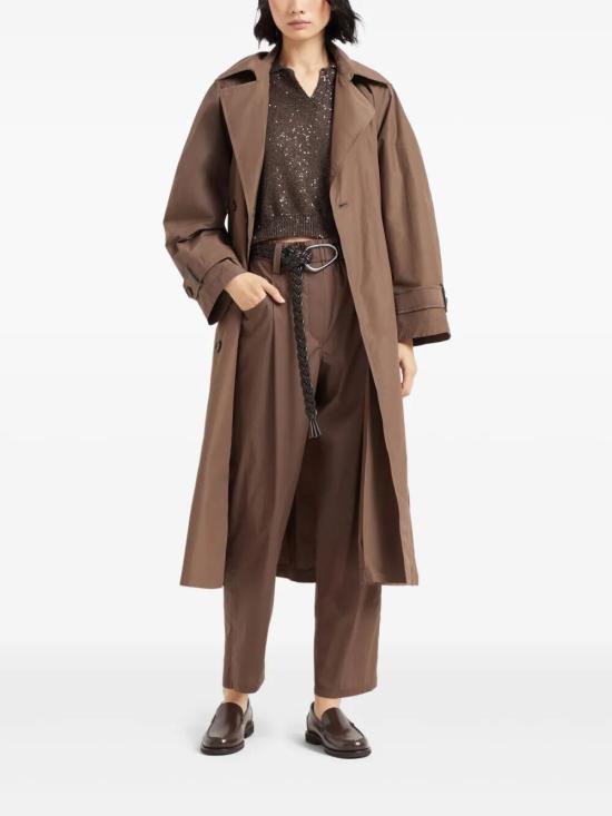 26SS 브루넬로 쿠치넬리 코튼 팬츠 M0H93P8907 C8705 BROWN - BRUNELLO CUCINELLI