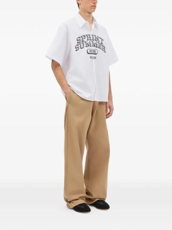 26SS 엠에스지엠 스트레이트 팬츠 4040MP06267104 24 NUDE NEUTRALS - MSGM