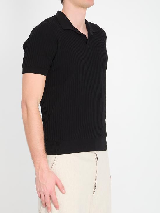 26SS 로베르토 콜리나 반팔 티셔츠 261MYA13124 09 BLACK - ROBERTO COLLINA