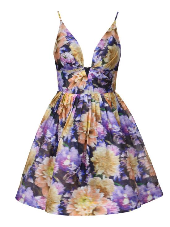 26SS 짐머만 미디 원피스 4398DS261 NVDH BLUE - ZIMMERMANN