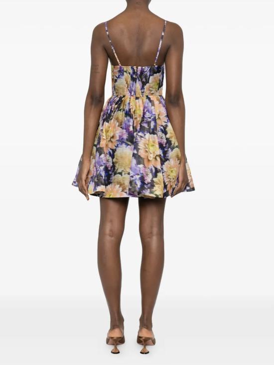 26SS 짐머만 미디 원피스 4398DS261 NVDH BLUE - ZIMMERMANN