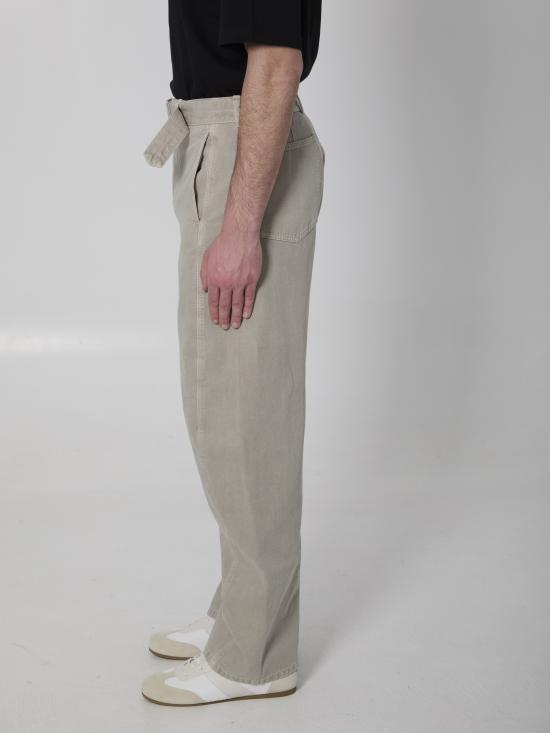 26SS 르메르 트위스트 벨티드 팬츠 PA326LD1054 BK201 GREY - LEMAIRE