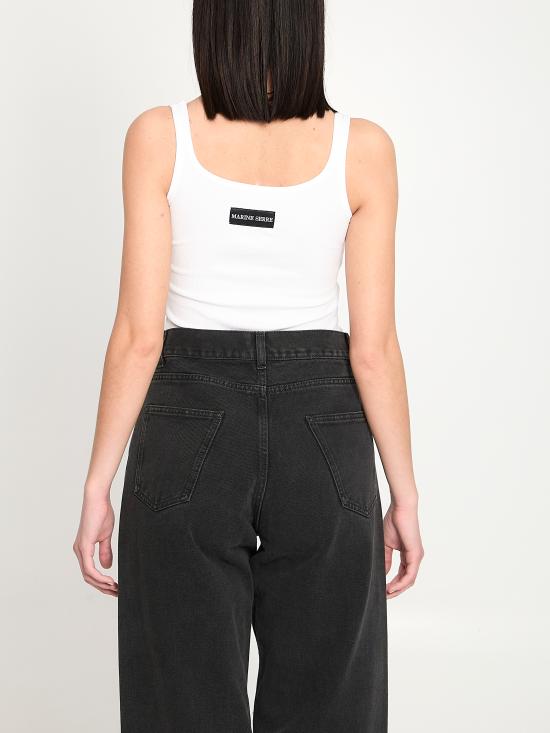 26SS 마린세르 반팔 티셔츠 WTO507ACJER0001 WH10 WHITE - MARINE SERRE