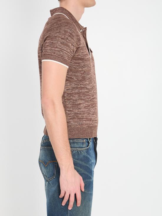 26SS 베르사체 반팔 티셔츠 10244481A17685 1N100 BROWN - VERSACE