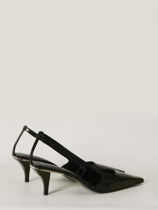 26SS 구찌 슬링백 크리스탈 로고 857797CLG30 1000 BLACK - GUCCI