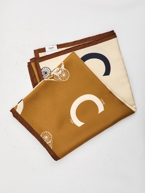 26SS 셀린느 머플러/스카프 2AW902R43 01HM WHITE