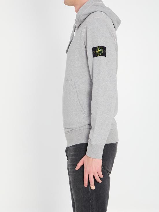 26SS 스톤 아일랜드 후드 티셔츠 L1S156100062S0M51 V0M64 GREY - STONE ISLAND