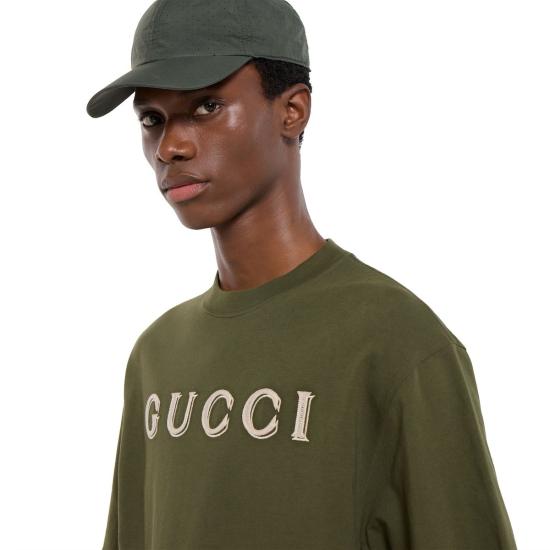 26SS 구찌 반팔 티셔츠 798115XJHN3 3254 GREEN - GUCCI