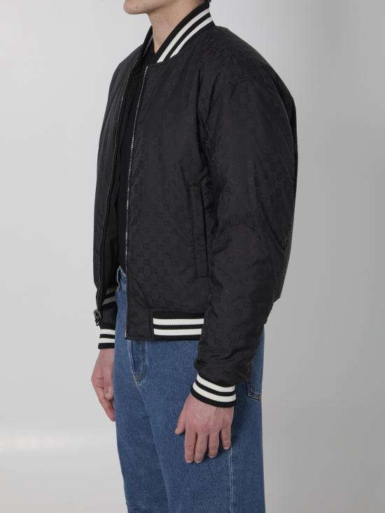 26SS 구찌 리버서블 나일론 트윌 지퍼 재킷 851254ZAT3D 1000 BLACK - GUCCI