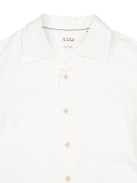 26SS 브루넬로 쿠치넬리 긴팔 셔츠 MA6780648C001 WHITE - BRUNELLO CUCINELLI