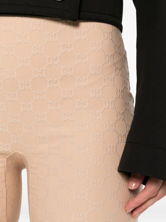 26SS 구찌 GG 저지 자카드 쇼츠 865174XUAO22318 BEIGE - GUCCI