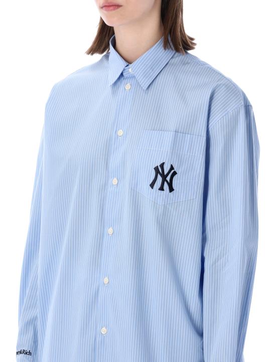 26SS 스포티앤리치 반팔 티셔츠 SI006610675ST02 3674 BLUE STRIPE - SPORTY & RICH