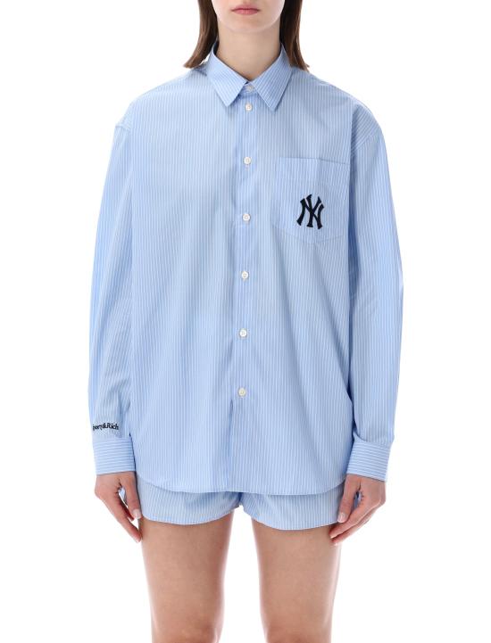 26SS 스포티앤리치 반팔 티셔츠 SI006610675ST02 3674 BLUE STRIPE