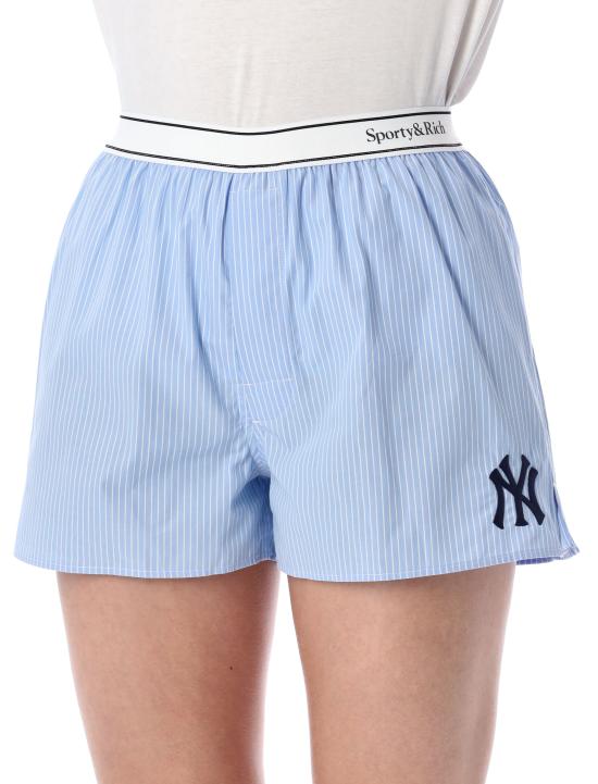 26SS 스포티앤리치 숏팬츠 SH015610675ST02 3674 BLUE STRIPE - SPORTY & RICH